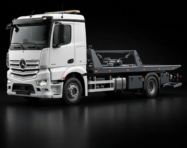 Platformă transport utilaje Actros